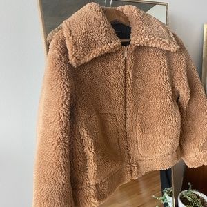 Carbon 38 Brown Bomber Jacket